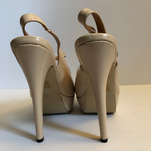 Nude High Heels Size 8.5 - Picture 4 of 7